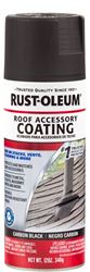 Rust-Oleum 285227 Rust Preventative Spray Paint, Flat, Carbon Black, 12 oz, Can