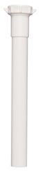 Plumb Pak PP20945 Pipe Extension Tube, 1-1/4 in, 12 in L, Slip-Joint, PVC, White