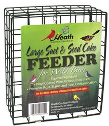 Heath S-4 Large Suet Feeder, Metal, 8-3/4 in H, Pack of 6