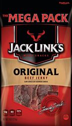 Jack Links 10000008206 Snack, Jerky, Original, 8 oz, Pack of 8