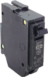 GE THQL1130 Feeder Circuit Breaker, Type THQL, 30 A, 1-Pole, 120/240 V, Non-Interchangeable Trip, Plug