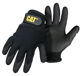 GLOVES NYLON CTD BLACK LARGE 