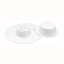 Plumb Pak KIT Strainer Draine Guard, For Use With Sink, Tub and Shower, Plastic, White 