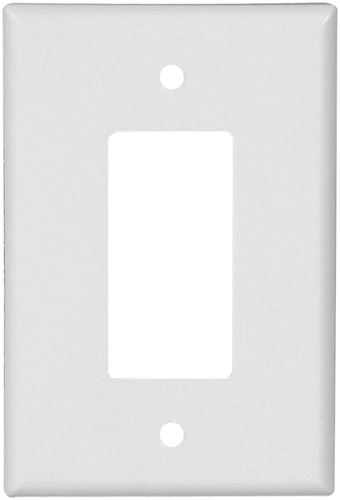 Eaton Wiring Devices 2751W-BOX Wallplate, 5-1/4 in L, 3-1/2 in W, 1 -Gang, Thermoset, White, High-Gloss, Pack of 10