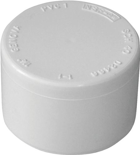 IPEX 435410 Pipe Cap, 1-1/4 in, Socket, PVC, SCH 40 Schedule