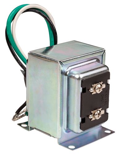 Heath Zenith SL-130-03 Doorbell Transformer, 30 VA, 16 VAC Secondary, Locknut, Recessed Mounting