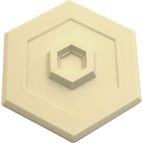 Prime-Line U 9140 Hexagon Protector, 5 in Dia Base, Vinyl