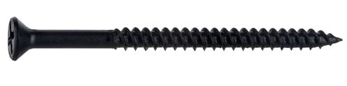 Midwest Fastener 02651 Screw, #10-10 Thread, 3 in L, Coarse, Twinfast Thread, Flat Head, Phillips Drive, Sharp Point