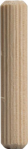 Waddell 876F DP-10 Dowel Pin, 3/8 in Dia, 2 in L, Hardwood, Pack of 10