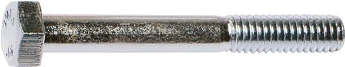 Midwest Fastener 00063 Bolt, 3/8-16 in Thread, 3-1/2 in OAL, 2 Grade, Zinc, Zinc, Coarse Thread