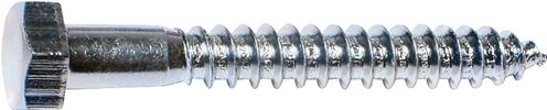 Midwest Fastener 01287 Lag Screw, 1/4 in Thread, 1-1/2 in OAL, Zinc