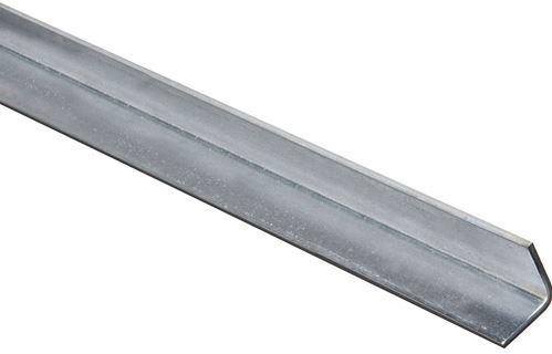 Stanley Hardware 4010BC Series N179-937 Angle Stock, 1 in L Leg, 48 in L, 0.12 in Thick, Steel, Galvanized