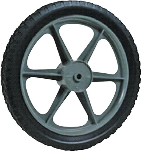 ARNOLD 1475-P Tread Wheel, Butyl Rubber/Plastic, For: High Wheel Lawn Mowers