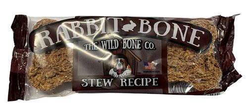 The Wild Bone Co 1812 Stew Dog Biscuit, Jerky, Rabbit, 1 oz, Pack of 24