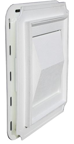 Builder's Best 111716 Vent Hood Faceplate, Plastic, White, Woodgrain