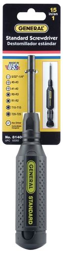 General 8140C Screwdriver Set, ABS/Nylon Handle