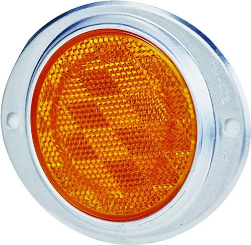 PM V472 V472A Oval Reflector, Amber Reflector