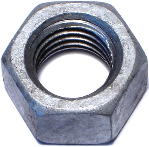 Midwest Fastener 05619 Hex Nut, Coarse Thread, 5/8-11 Thread, Galvanized