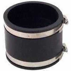 Fernco P1056-55 Flexible Coupling, 5 x 5 in, PVC, 4.3 psi Pressure