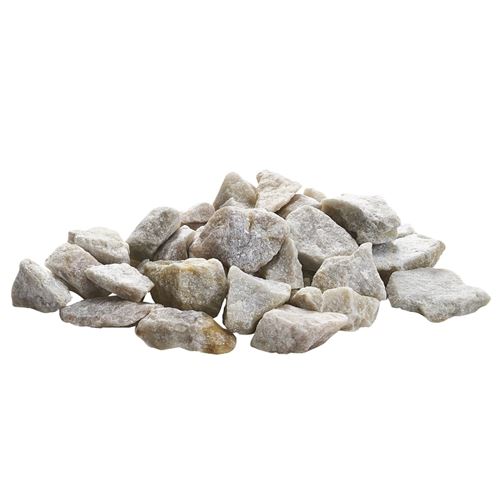 Pavestone 54781 Landscape Rock, White, 0.5 cu-ft, Bag