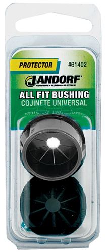 Jandorf 61402 Conduit Bushing, 3/4 in Dia Cable, Nylon, Black, 1 in Dia Panel Hole, 0.453 in Thick Panel