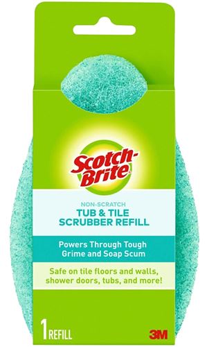 Scotch-Brite 560-6 Refill Shower Scrubber, Multi-Color