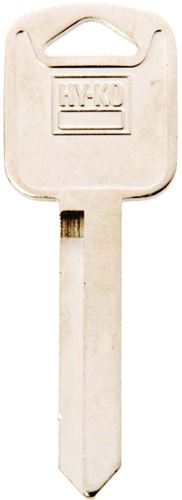 Hy-Ko 11010H67 Key Blank, Solid Brass, Nickel, For: Ford, Lincoln, Mercury Vehicles, Pack of 10