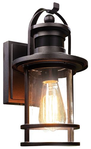 Heath Zenith HZconnect HW-9003-BK Wired Decorative Motion Light, 120 V, 100 W, 1-Lamp, LED Lamp