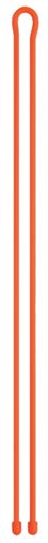 Gear Tie Mega GTM64-31-R3 Twist Tie, Rubber, Bright Orange, Pack of 4