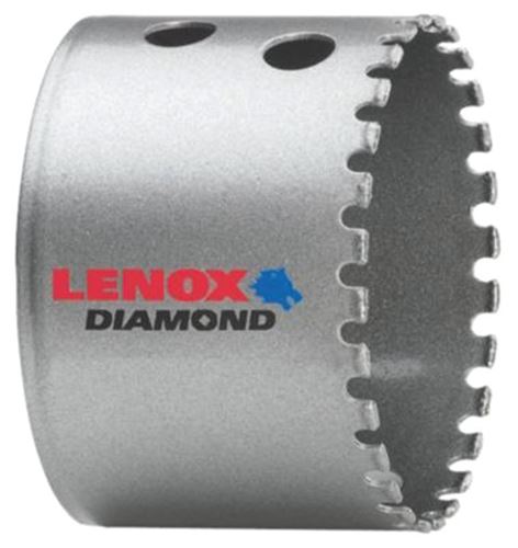 Lenox 12120 Hole Saw, 2-1/2 in Dia, 1-5/8 in D Cutting, Diamond Cutting Edge