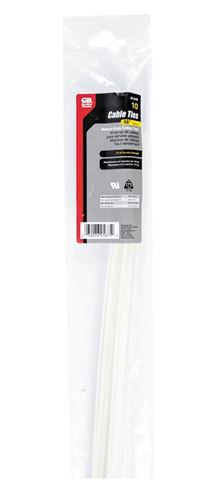 Gardner Bender 45-548 Cable Tie, 6/6 Nylon, Natural