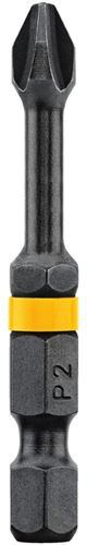 DeWALT DWA2PH2IRB Screwdriver Bit, Phillips Drive, 1/4 in Shank, Hex Shank, 2 in L, Steel, Pack of 50