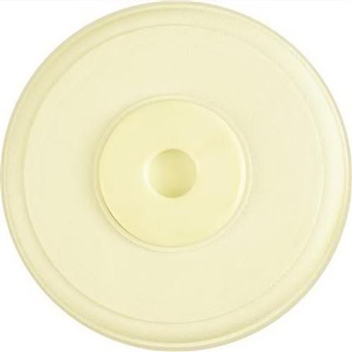 National Hardware N213-595 Door Stop, 5-3/8 in Dia Base, 1-1/2 in Projection, Plastic, Almond