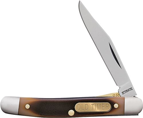 OLD TIMER 18OT Folding Pocket Knife, 2 in L Blade, 7Cr17 High Carbon Stainless Steel Blade, 1-Blade