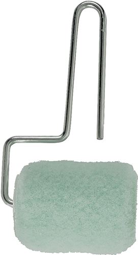 Linzer RT 315 Roller Frame and Cover, 3/8 in Nap, Polyester Cover, Wire Handle, 3 in L Roller, Pack of 12