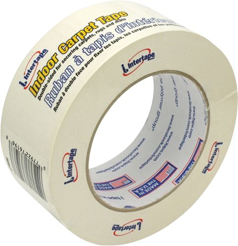 IPG 9970 Carpet Tape, 36 yd L, 1-7/8 in W, Vinyl Backing