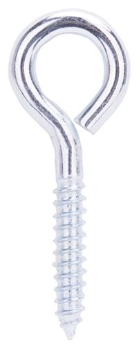 ProSource LR248 Lag Screw Eye, 7.8 mm Thread, Screw Thread, 1-3/8 in L Thread, 1-1/8 in Dia Eye, 193 lb Working Load, Pack of 10