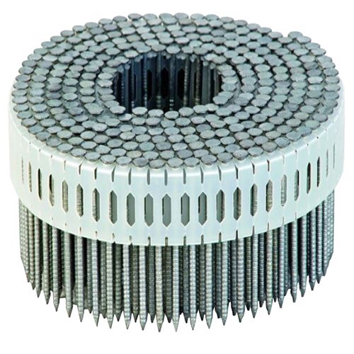 Duo-Fast 650394 Siding Nail, 2-1/4 in L, Hot-Dip Galvanized, Round Head, Ring Shank