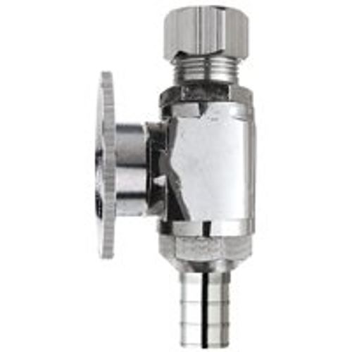 Plumb Pak PP2883LF/PCLF Ball Valve, 1/2 x 3/8 in Connection, PEX x Compression, Brass Body