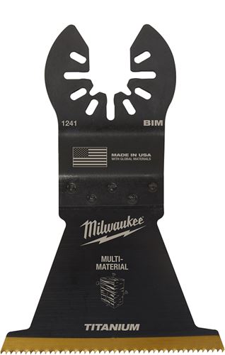 Milwaukee 49-25-1241 Blade, 2-1/2 in, 1-5/8 in D Cutting, HCS/Titanium, 1/PK