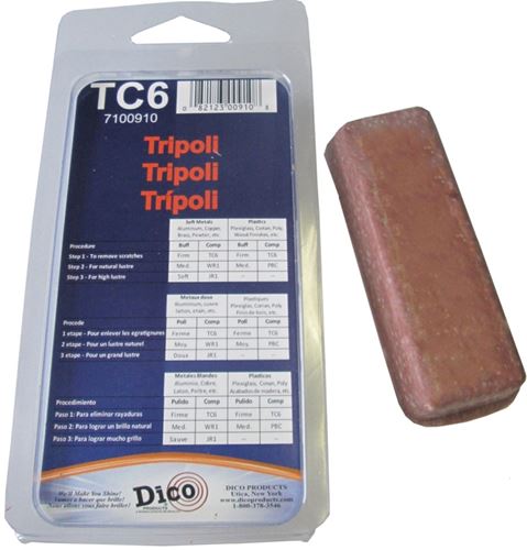 Dico 7100910 Buffing Compound, Tripoli, Brown