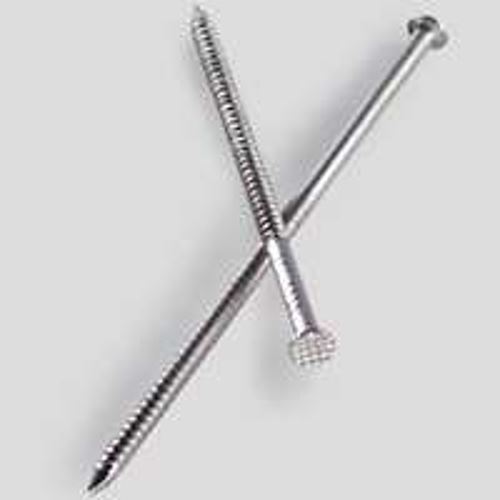 Simpson Strong-Tie S8SND1 Siding Nail, 8d, 2-1/2 in L, 304 Stainless Steel, Full Round Head, Annular Ring Shank, 1 lb