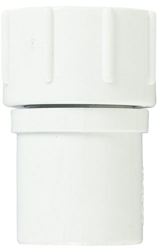 Orbit 53368 Hose Adapter, 1/2 x 3/4 in, Slip Joint x FHT, PVC, White