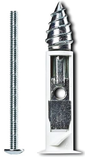 Cobra Anchors 360R Driller Toggle Bolt, 2 in L, Zinc, Chrome Zinc, 90 lb