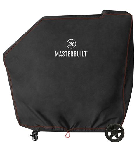 Masterbuilt 560 MB20080220 Charcoal Grill and Smoker Cover, 55.7 in W, 47.07 in H, PVC, Black