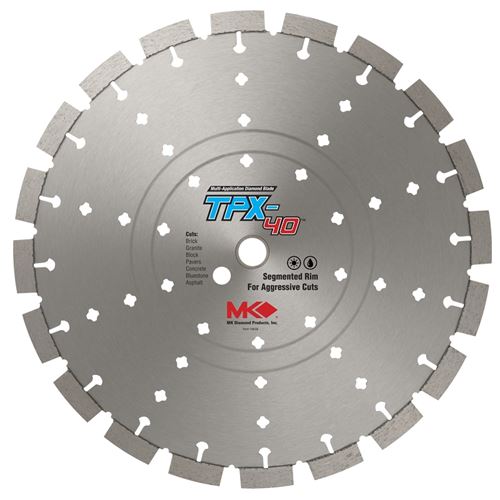 MK 168492 7-in-1 Multi-Application Diamond Blade, 14 in Dia, 1 in to 20 mm Arbor