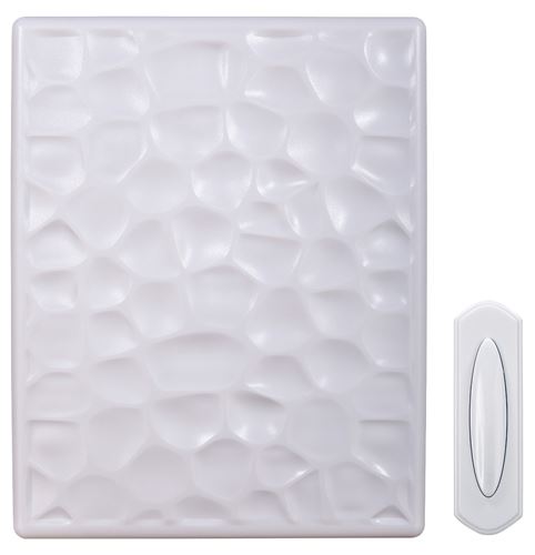 Heath Zenith SL-7400-03 Doorbell Kit, Wireless, 85 dB, White