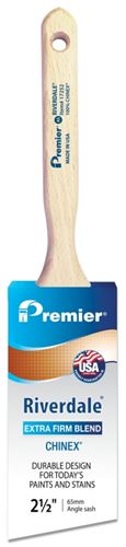 Premier Riverdale 17252 Paint Brush, 2-1/2 in W, 2-15/16 in L Bristle, Chinex Bristle