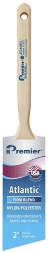 Premier Atlantic 17331 Paint Brush, 2 in W, Nylon/Polyester Bristle