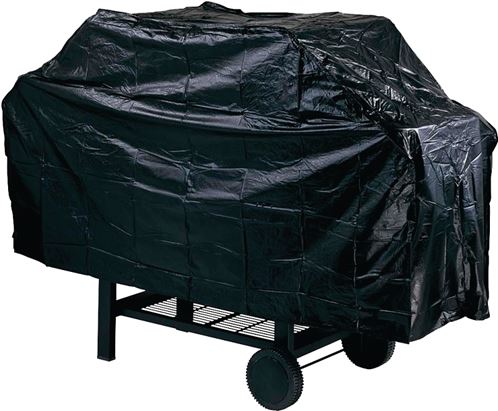 Omaha SPC043L Grill Cover, 18 in W, 34 in H, Vinyl, Black